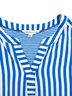 Jane and Delancey Stripes Blue White Button-Down Shirt Size S - photo 2