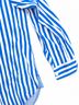 Jane and Delancey Stripes Blue White Button-Down Shirt Size S - photo 3