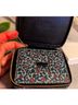 Coach 100% Coated Canvas Floral Black Red Makeup Bag One size - photo 3