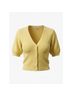 Reformation Yellow Cardigan Size M - photo 7