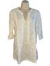 St. Tropez West 100% Linen White Button-Down Shirt Size M - photo 1