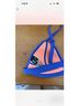 Triangl Blue Orange Swimsuit Top Size XS - photo 3