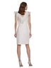 DKNY 95% Polyester 5% Elastane 100% Polyester Solid White Cocktail Dress Size 2 - photo 2