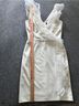 DKNY 95% Polyester 5% Elastane 100% Polyester Solid White Cocktail Dress Size 2 - photo 12