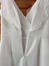 DKNY 95% Polyester 5% Elastane 100% Polyester Solid White Cocktail Dress Size 2 - photo 8