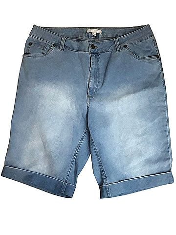Woman Within Denim Shorts (view 1)