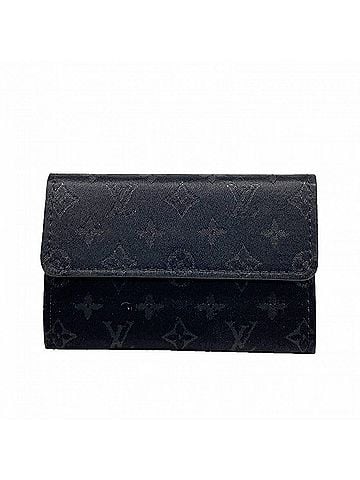 Louis Vuitton Louis Vuitton Wallet/Coin Case, Monogram Satin, Portemonnaie M92137, Noir (Women's) (view 1)