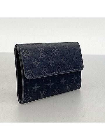 Louis Vuitton Louis Vuitton Wallet/Coin Case, Monogram Satin, Portemonnaie M92137, Noir (Women's) (view 2)
