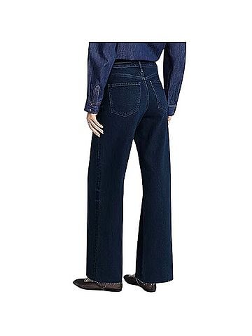 Express Wide Leg High Rise Jeans (view 2)