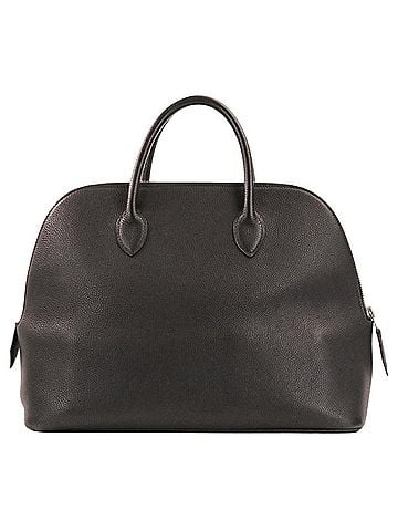 Hermès HERMES Bolide Web 30 Leather Handbag, Noir Black, Women's (view 2)