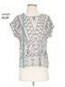 One World 100% Polyester Black One World Short Sleeve Blouse Size S - photo 5