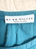 bryn WALKER 100% Linen Solid Blue 3/4 Sleeve Blouse Size L - photo 3