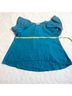 bryn WALKER 100% Linen Solid Blue 3/4 Sleeve Blouse Size L - photo 6