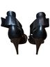 Theory Solid Black Heels Size EU 39 1/2 - photo 2