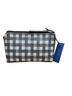 Dooney & Bourke 100% Coated Canvas Checkered-gingham Black Gray Makeup Bag One size - photo 2