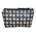 Dooney & Bourke 100% Coated Canvas Checkered-gingham Black Gray Makeup Bag One size - photo 11