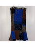 Calvin Klein Print Tan Black Formal Skirt Size 10 - photo 6
