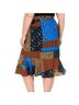 Calvin Klein Print Tan Black Formal Skirt Size 10 - photo 2