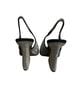 Jessica Simpson Solid Silver Black Heels Size 9 1/2 - photo 2