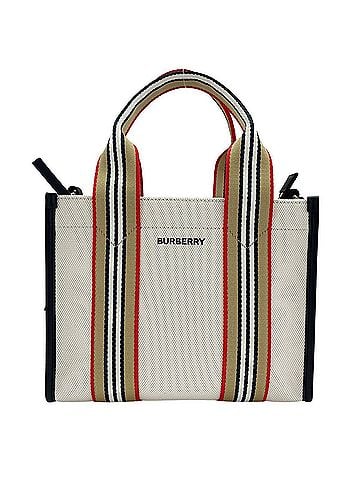Burberry Burberry Canvas Mini 2-Way Tote Bag, Multicolor (view 1)