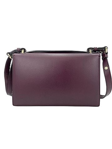 Salvatore Ferragamo Salvatore Ferragamo Gancini Shoulder Bag, Leather, Wine Red (view 2)