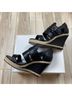 Sandro Black Tan Sandals Size 10 - photo 4