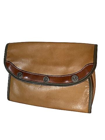 Brahmin Western Saddle Clutch (view 1)