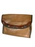 Brahmin 100% Leather Solid Tan Brown Clutch One size - photo 1
