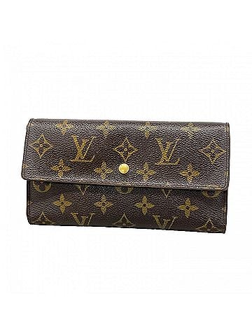 Louis Vuitton Louis Vuitton Tri-fold Long Wallet Monogram Portefeuille International M61215 Brown Women's P3300831 (view 1)