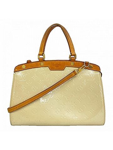 Louis Vuitton Louis Vuitton Vernis MM Handbag M91456 Bronze Corail Women's P3292444 (view 1)