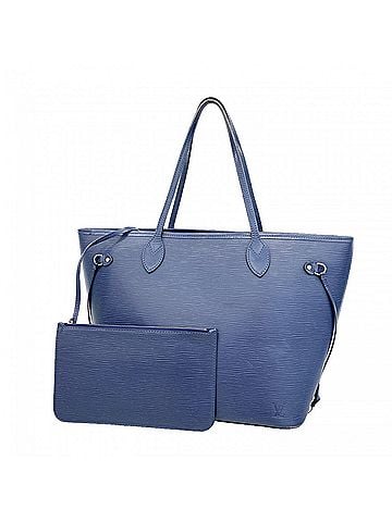Louis Vuitton Louis Vuitton Epi Neverfull MM Tote Bag M40885 Indigo Blue Women's P3292422 (view 1)