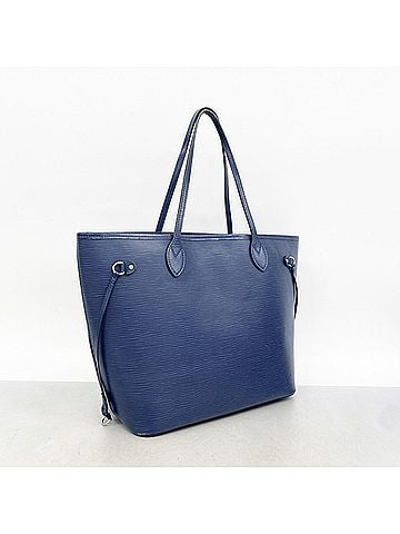 Louis Vuitton Louis Vuitton Epi Neverfull MM Tote Bag M40885 Indigo Blue Women's P3292422 (view 2)