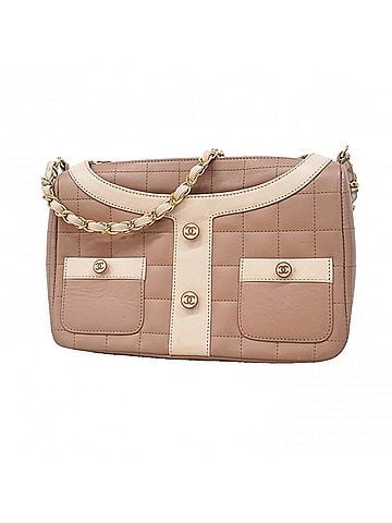 Chanel Chanel Shoulder Bag, Chain Shoulder, Girl Lambskin, Pink Beige, Women's, P3285909 (view 1)