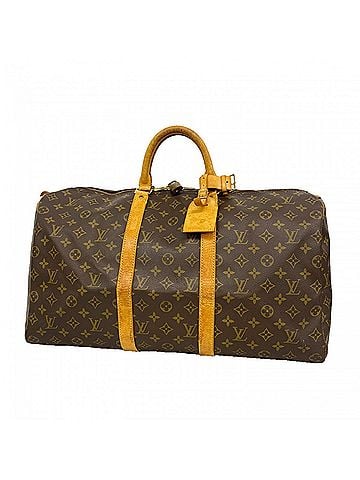 Louis Vuitton Louis Vuitton Bag/Boston Bag Monogram Keepall 50 M41426 Brown Men's/Women's P3280075 (view 1)