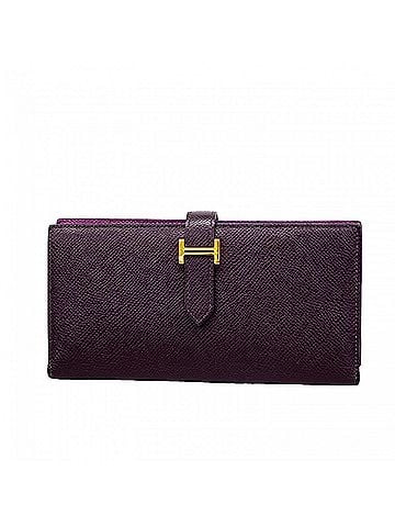 Hermès Hermes Long Wallet Bearn Soufflet Verso Veau Epsom Raisin Anemone Y Stamp Ladies P3279907 (view 1)