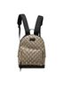 Gucci 100% Coated Canvas Brown Small GG Supreme Bee Backpack One size - photo 1