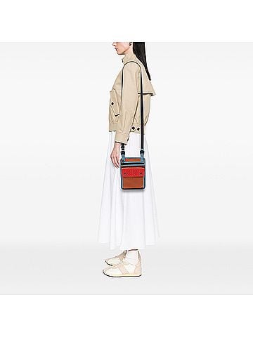 Bottega Veneta Nappa Intrecciato Trimmed Nylon High Tech Crossbody (view 2)