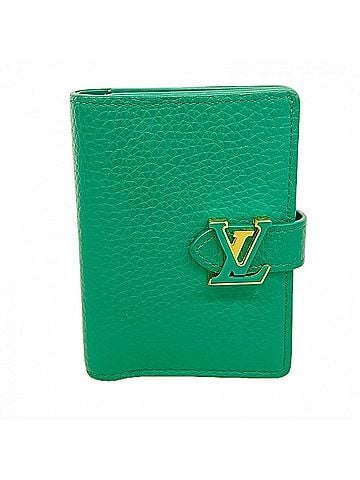 Louis Vuitton Louis Vuitton Taurillon Leather LV Vertical Wallet Compact M82438 Emroad Women's P3262432 (view 1)
