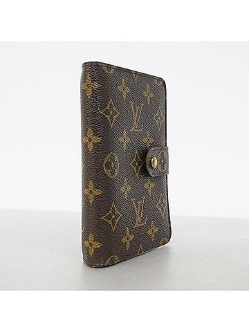 Louis Vuitton Louis Vuitton Monogram Portefeuille Papier Zip Wallet M61207 Brown Women's P3252992 (view 2)