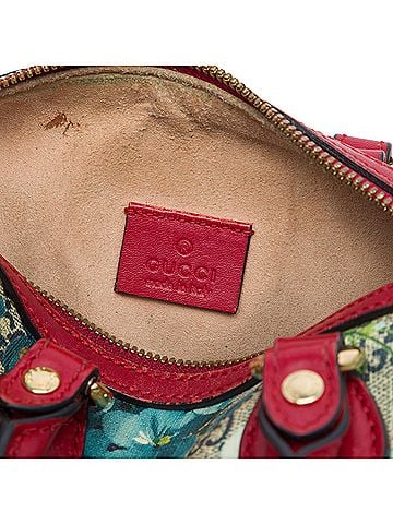 Gucci Mini GG Supreme Blooms Boston Bag (view 2)