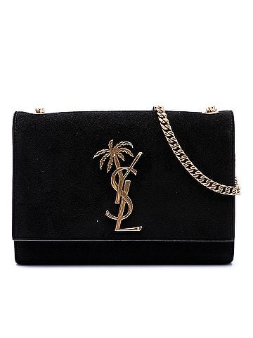 Saint Laurent Small Suede Palm Tree Classic Monogram Kate Crossbody (view 1)