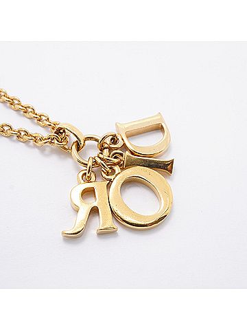 Christian Dior Christian Dior Necklace, GP Plated Gold, Women's (view 2)