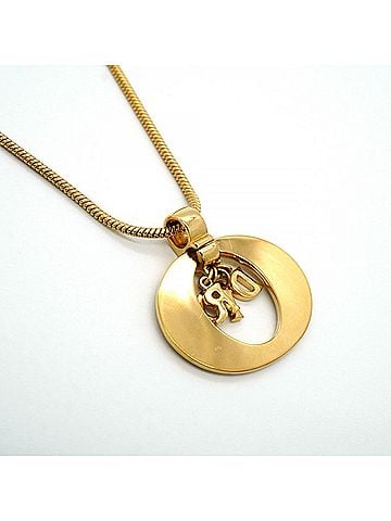 Christian Dior Christian Dior Necklace, GP Plated Gold, Women's (view 2)