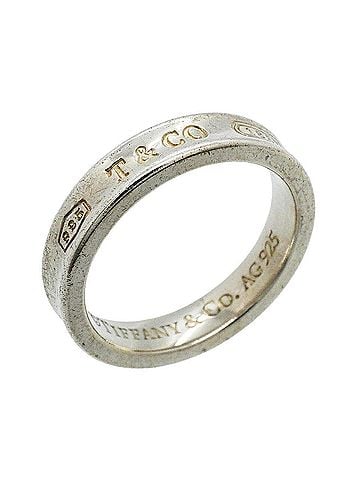 Tiffany & Co. Tiffany &amp; Co. Narrow Ring, Sterling Silver 925, Women's (view 1)