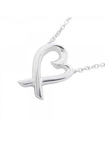 Tiffany & Co. Tiffany &amp; Co. Loving Heart Necklace, Sterling Silver 925, Women's (view 1)