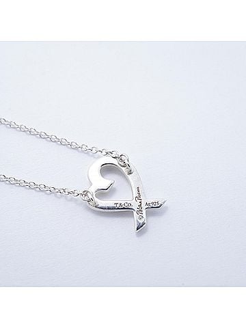 Tiffany & Co. Tiffany &amp; Co. Loving Heart Necklace, Sterling Silver 925, Women's (view 2)