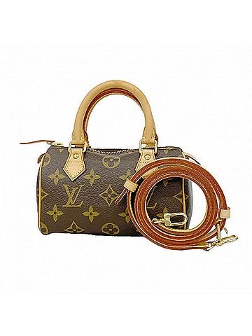 Louis Vuitton Louis Vuitton Monogram Mini Speedy Handbag M41534 Brown 2-way bag for women (view 1)