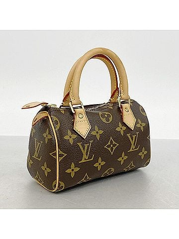 Louis Vuitton Louis Vuitton Monogram Mini Speedy Handbag M41534 Brown 2-way bag for women (view 2)