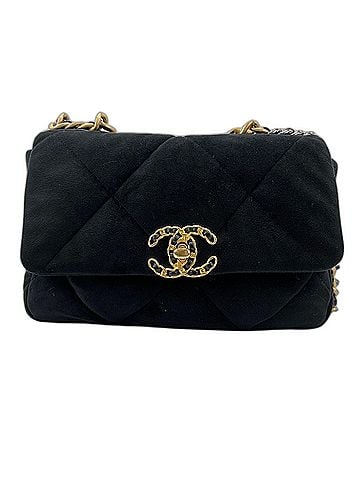 Chanel Chanel Matelassé Shoulder Bag, Velvet, Black (view 2)