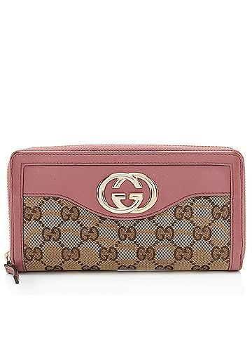 Gucci Gucci GG Canvas Sukey Zip Around Wallet (view 1)